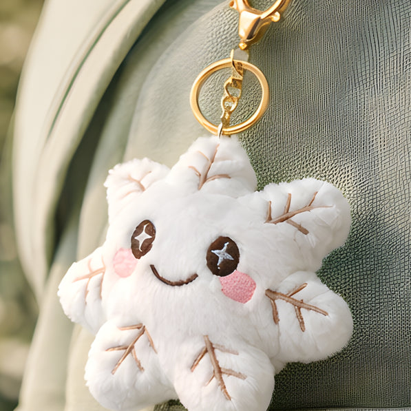 Snowy Blush Star Plush