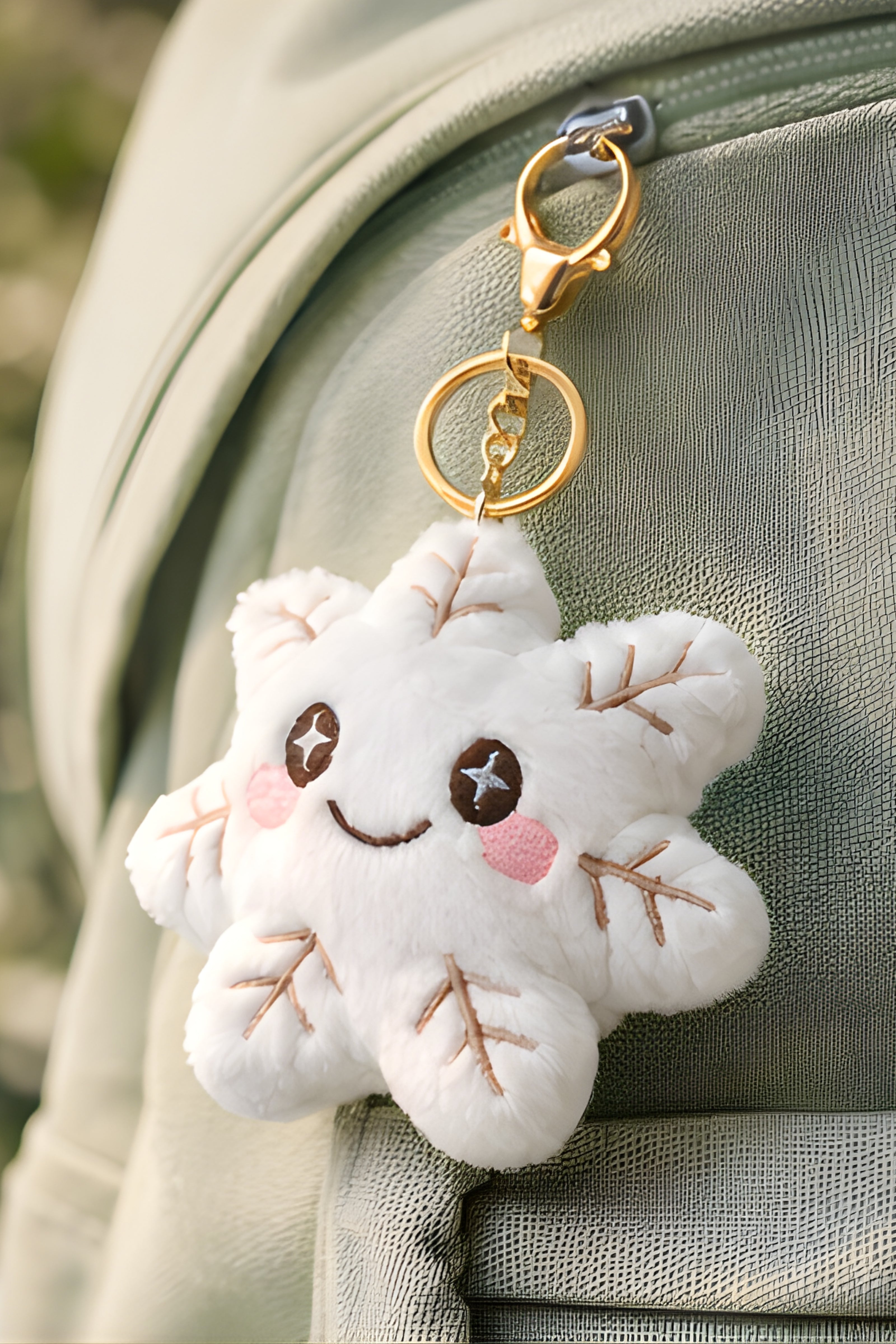 Snowy Blush Star Plush