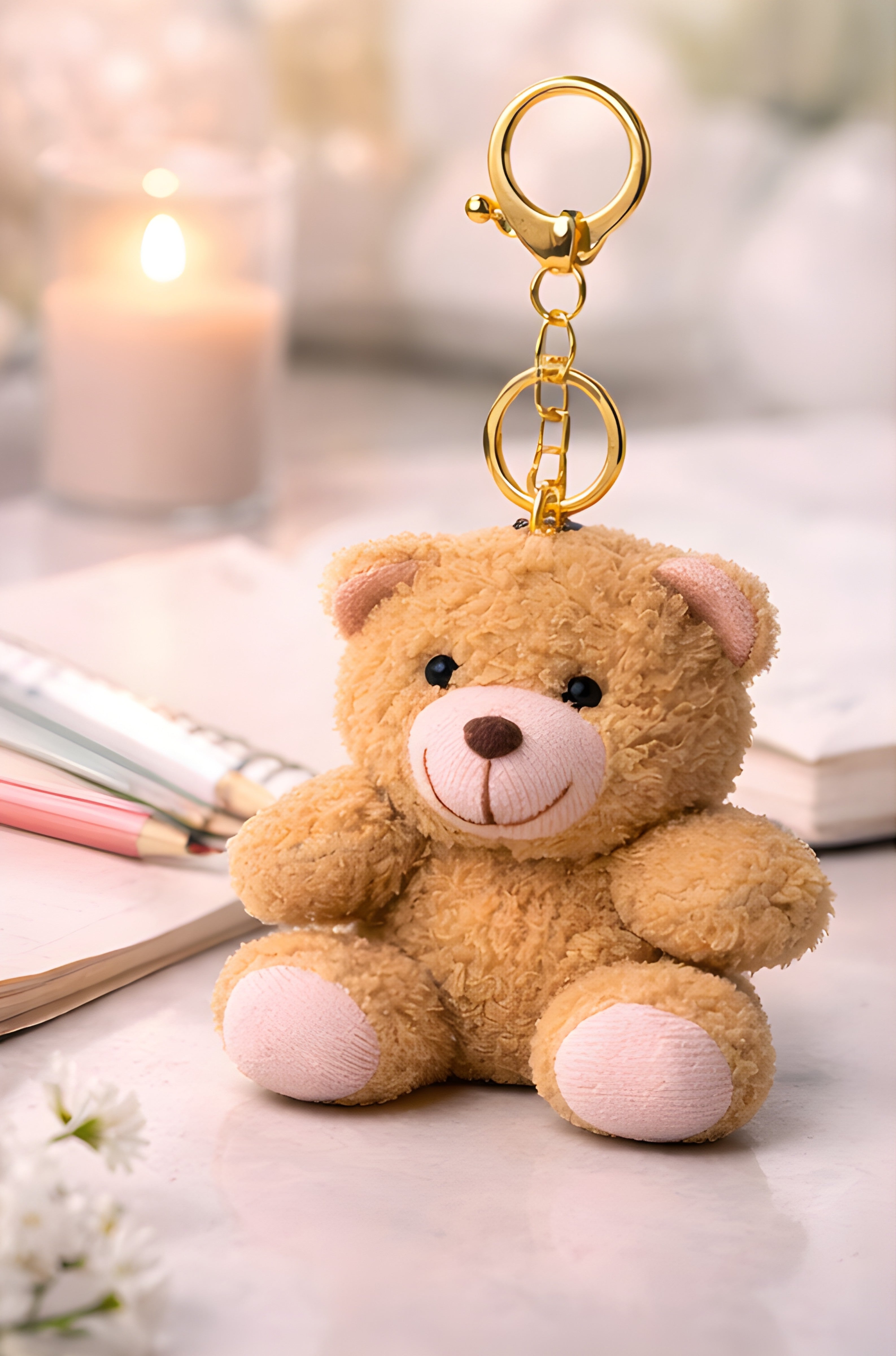 Dark Brown Shaggy Teddy Plush