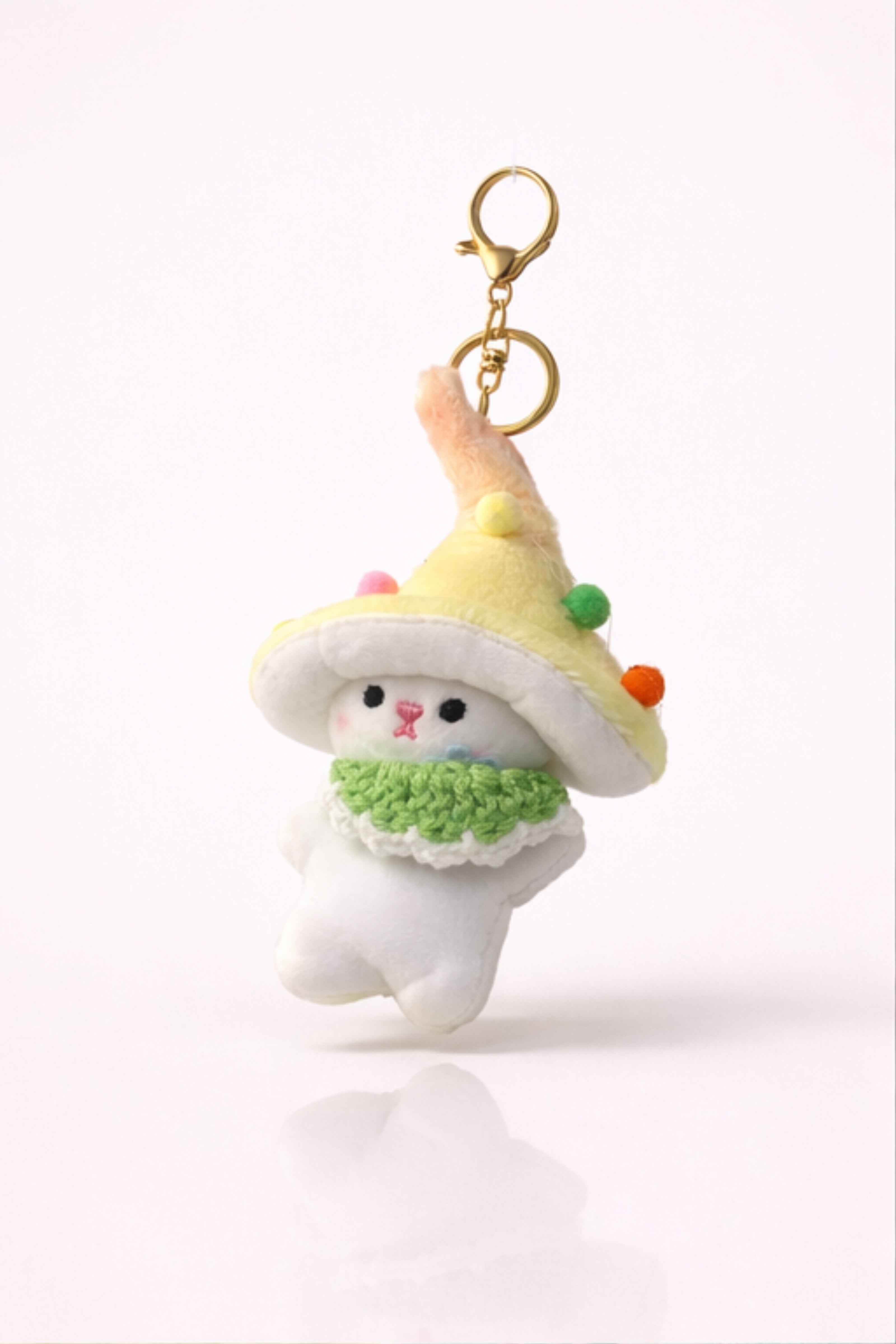 Yellow Wizard Bunny Charm