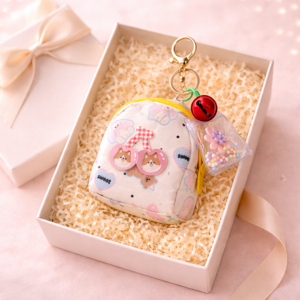 Yellow Mini Bag Charm