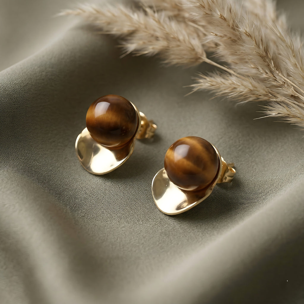 Bronze Halo Stud