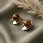 Bronze Halo Stud