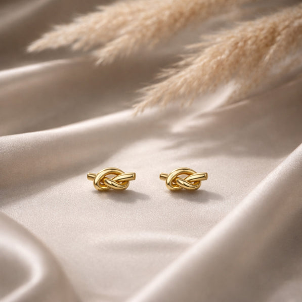 Gold Knot Stud