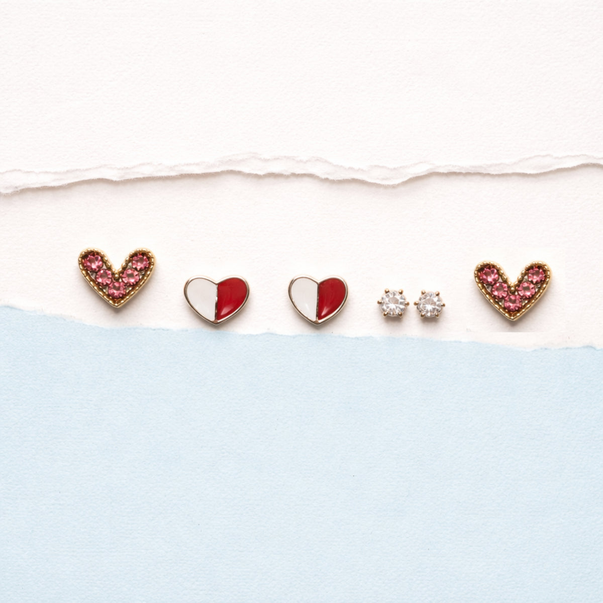 Fresh Mint Trio Stud Set