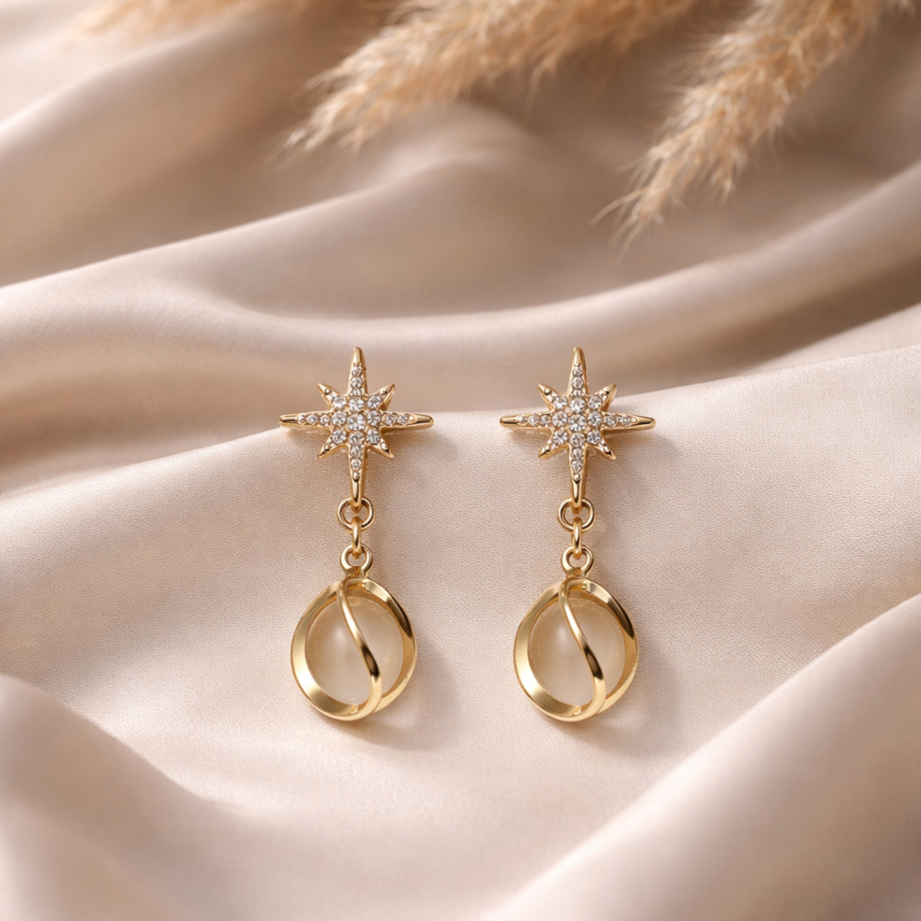 Nova Pearl Dangle Earrings