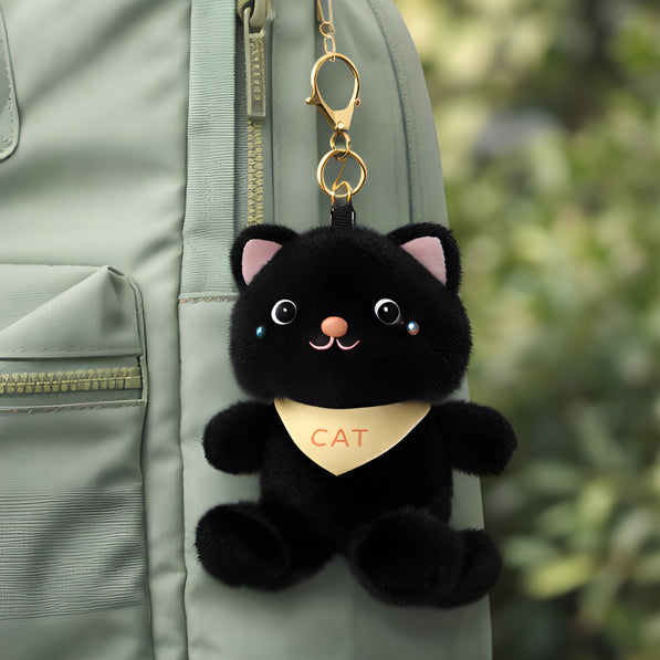 Black Bandana Cat Plush