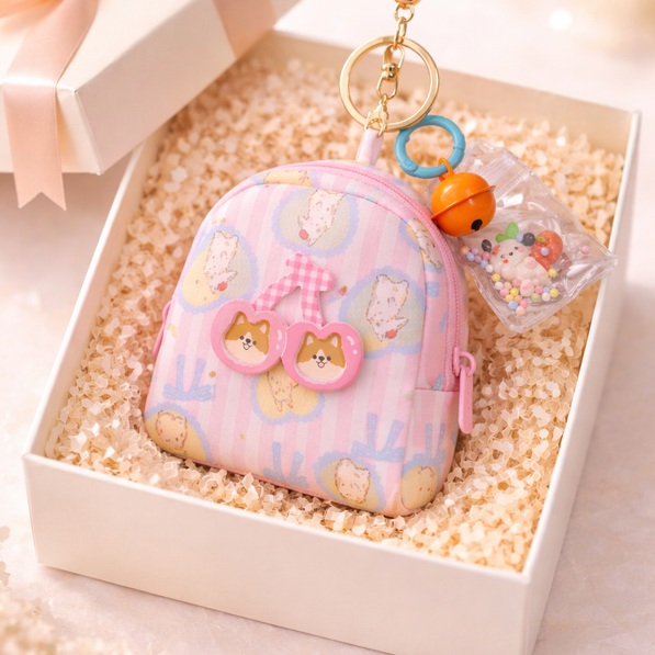 Pink Mini Bag Charm