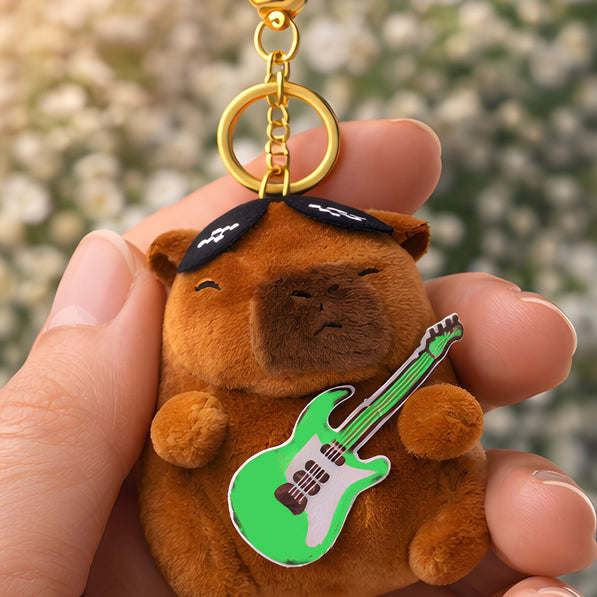 Groovy Green Guitar Capybara