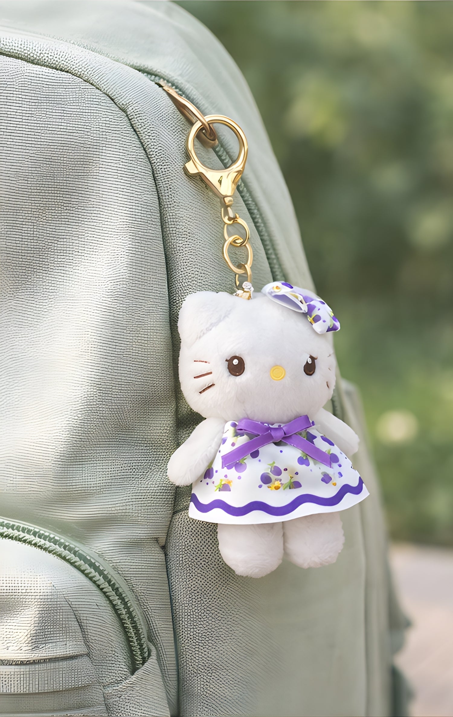 Grape Dress Kitty Plush