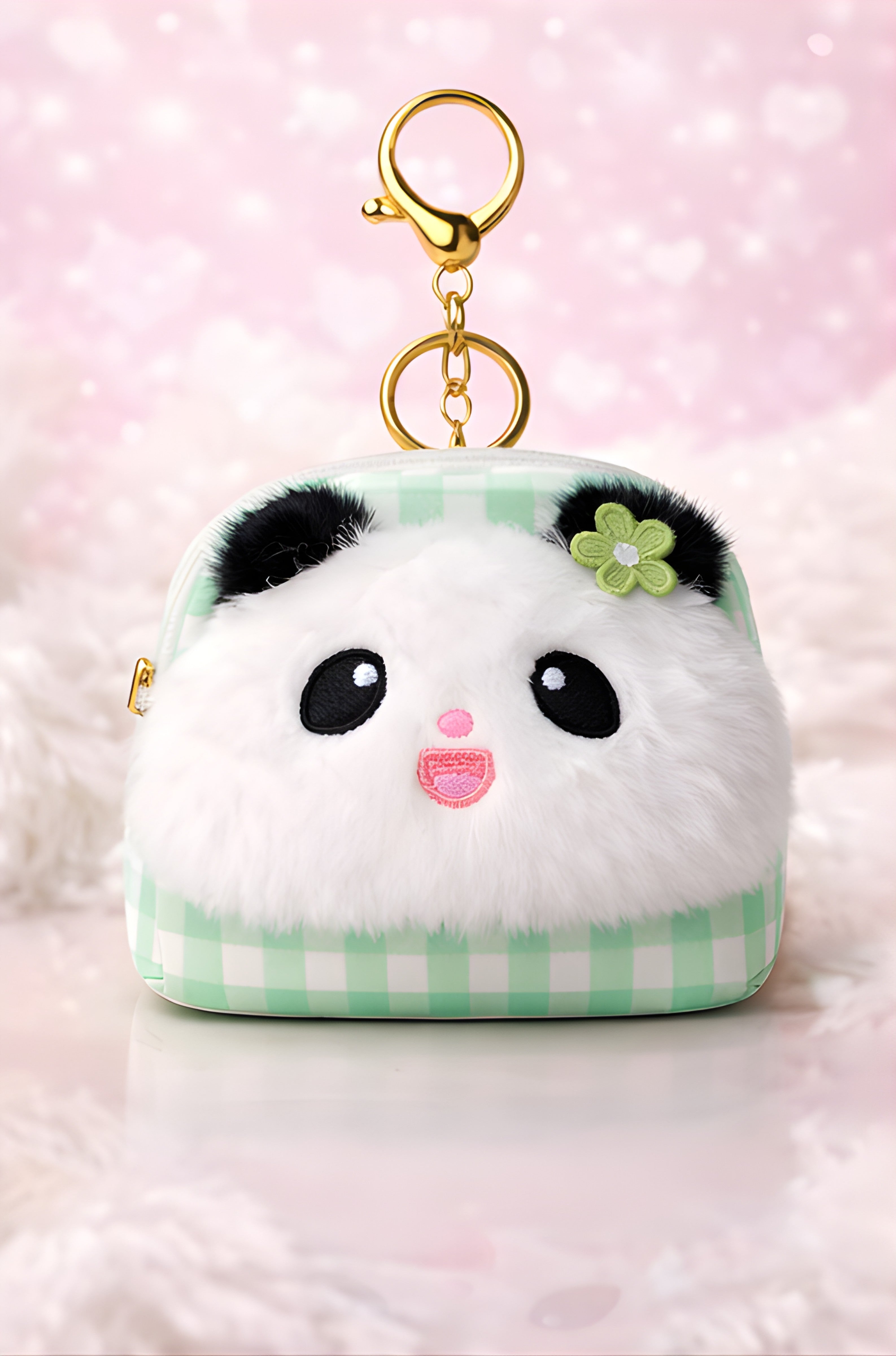 Green Panda Bag Charm