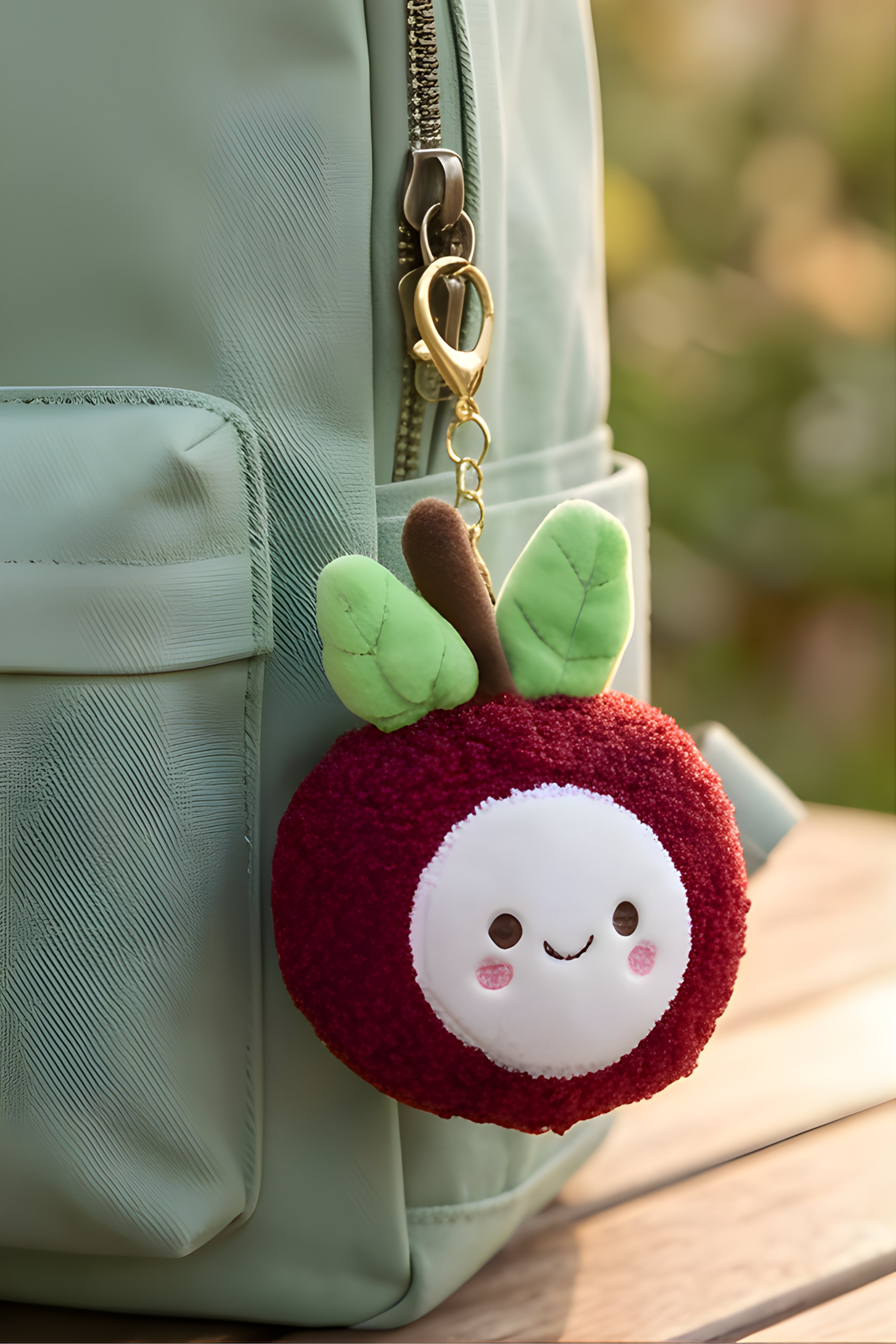 Happy Red Apple Plush