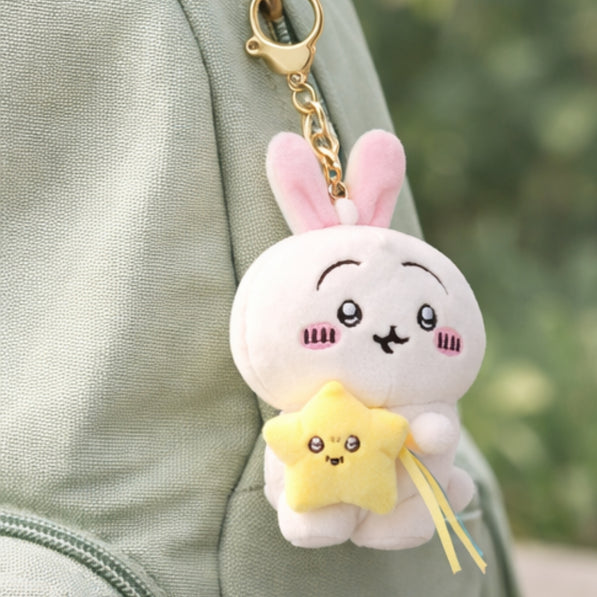 Pink Bunny Star Plush