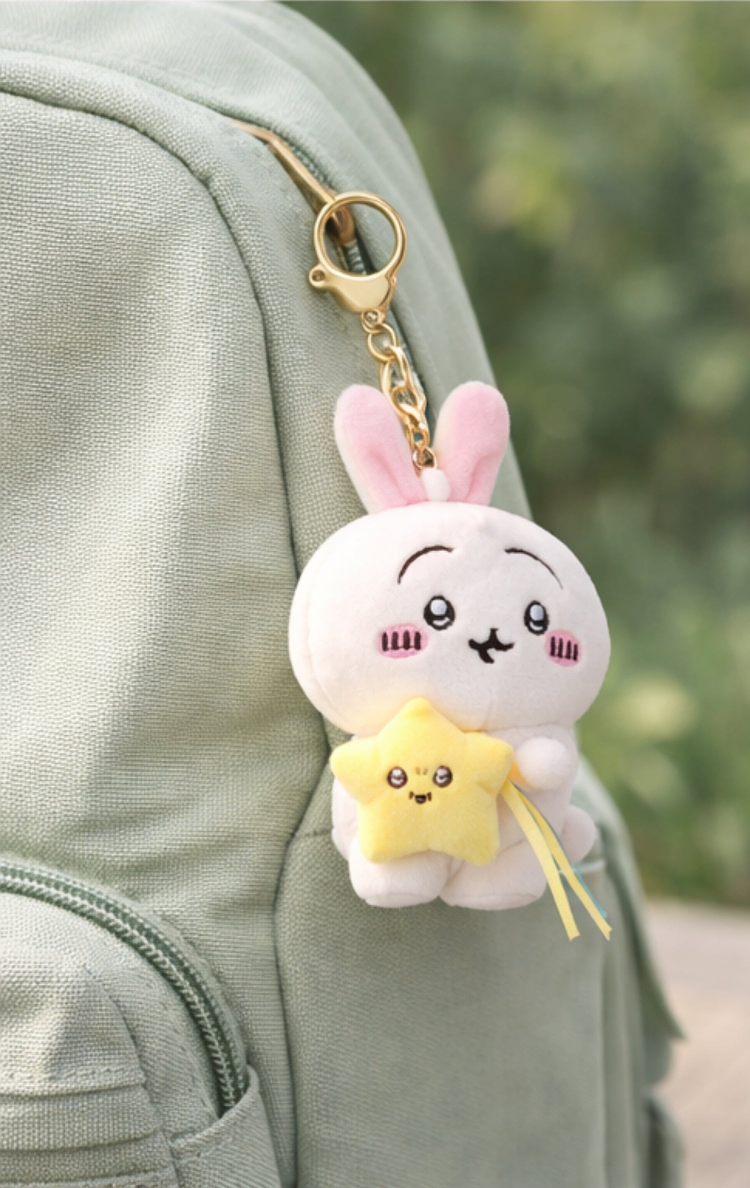 Pink Bunny Star Plush