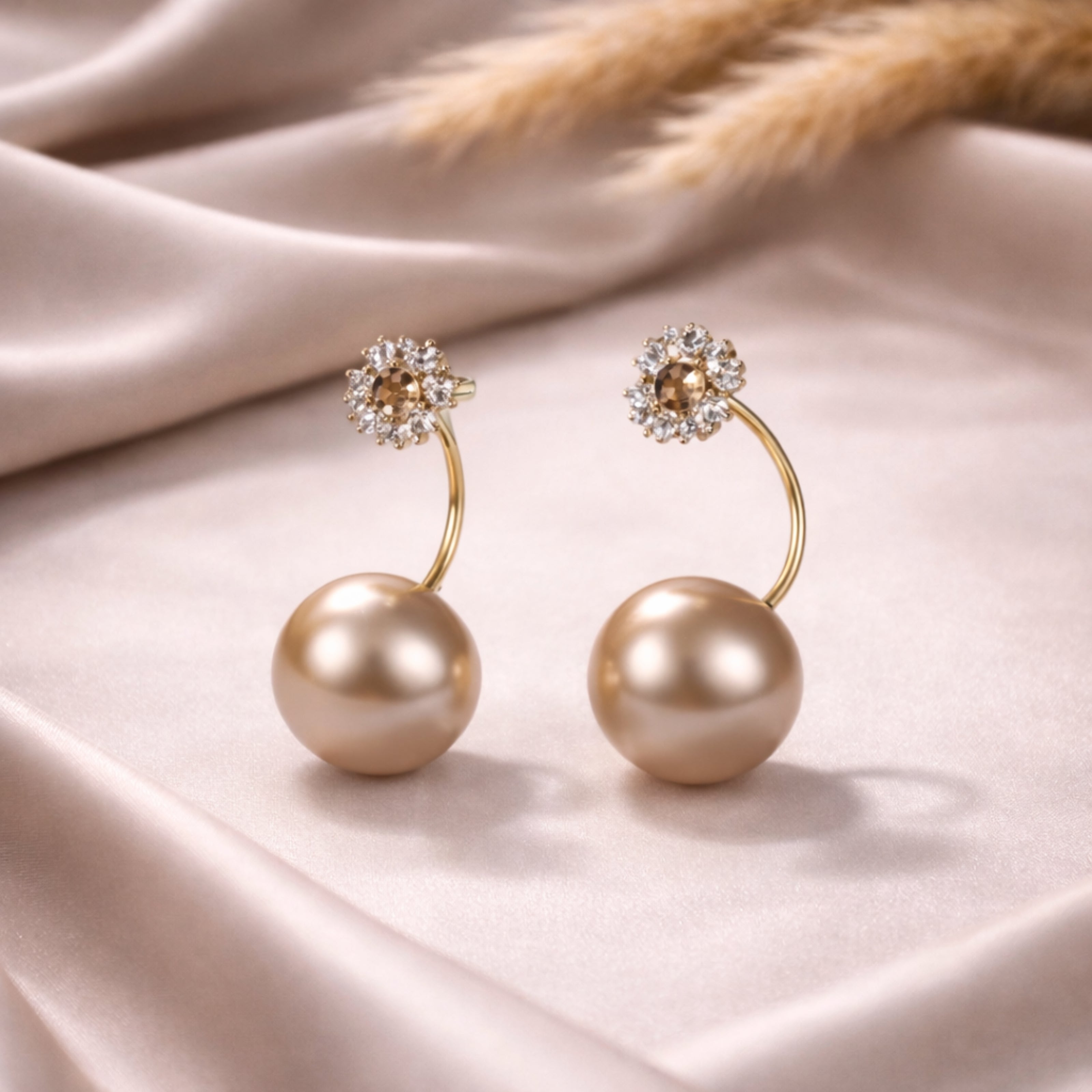 Twice Chic Pearl Earrings
