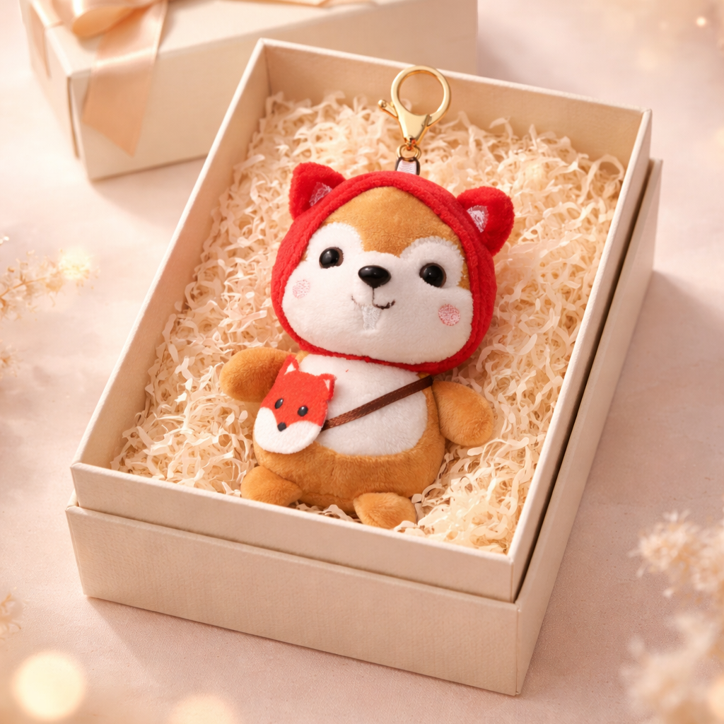 Foxy Red Shiba Squirrel Plush