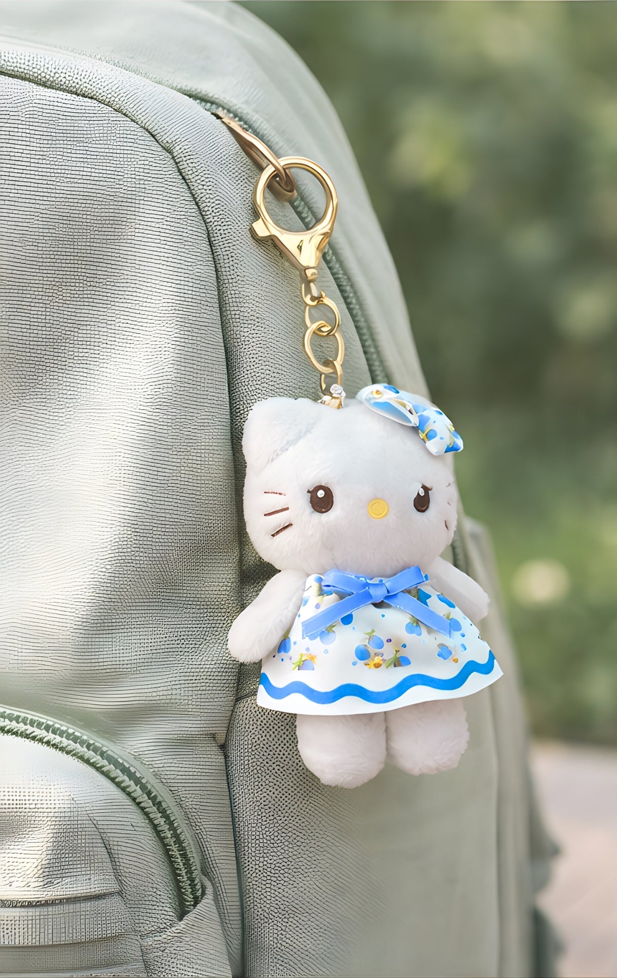 Blueberry Dress Kitty Plush