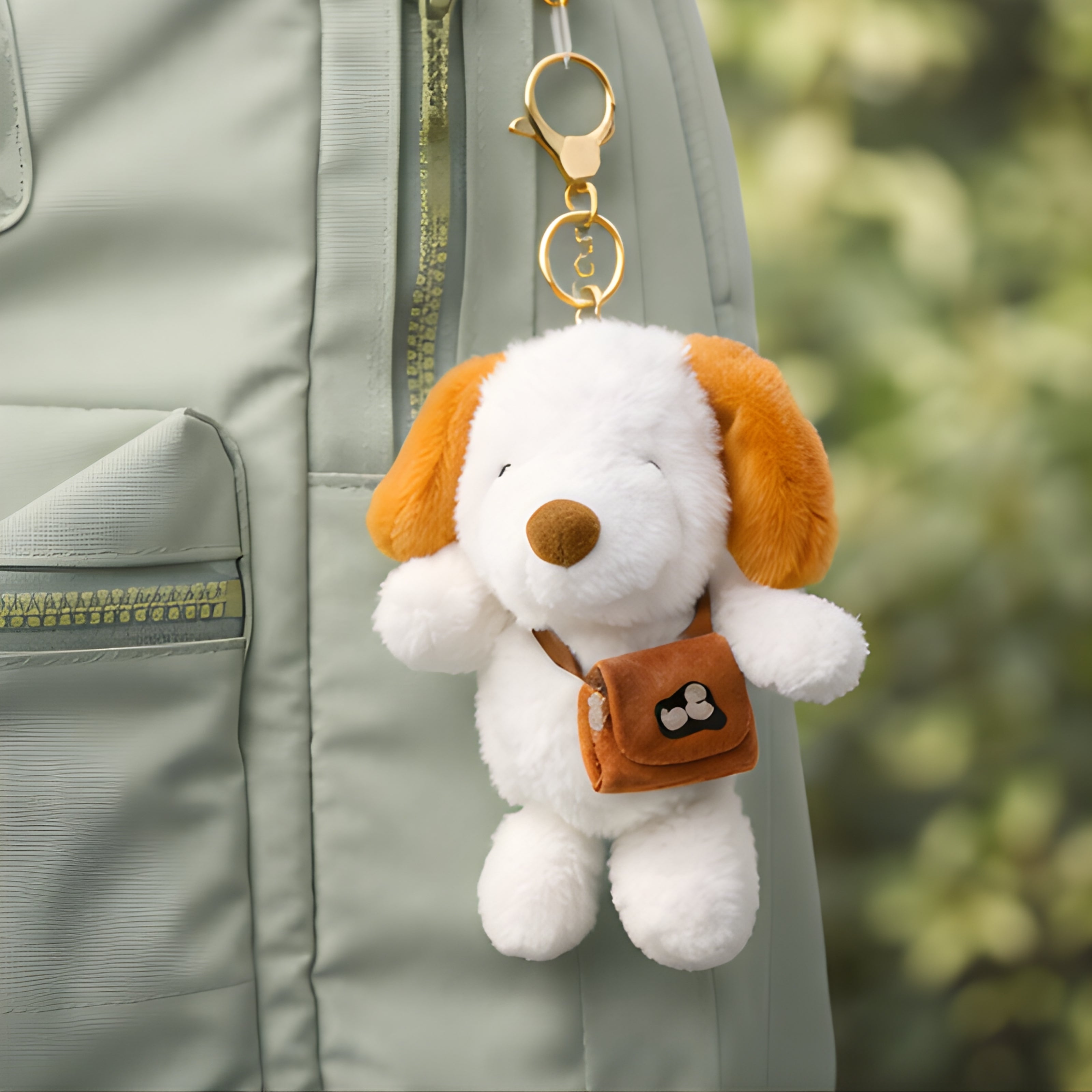 Yellow Bag Puppy Plush