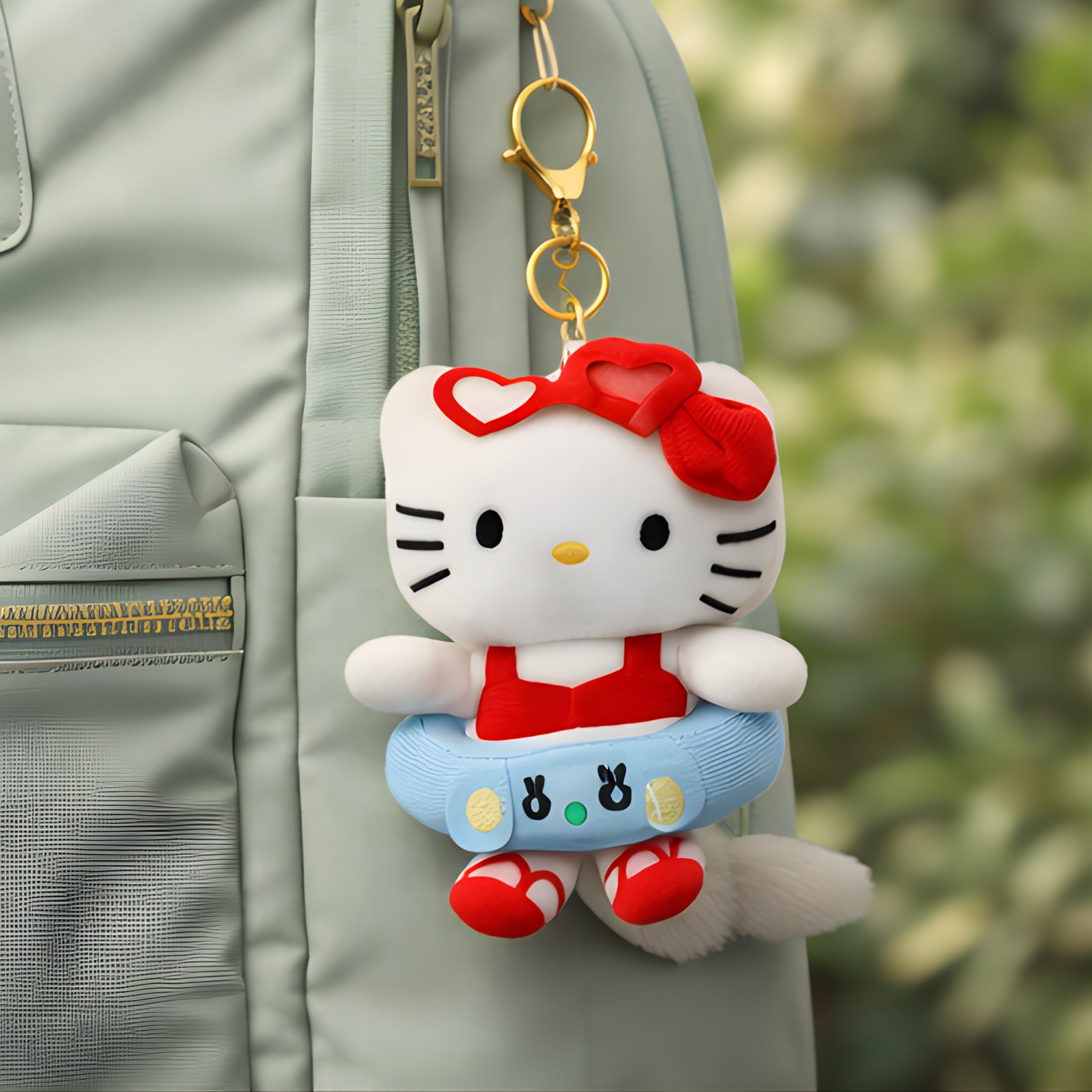 Hello Kitty Red Swim Tube Charm