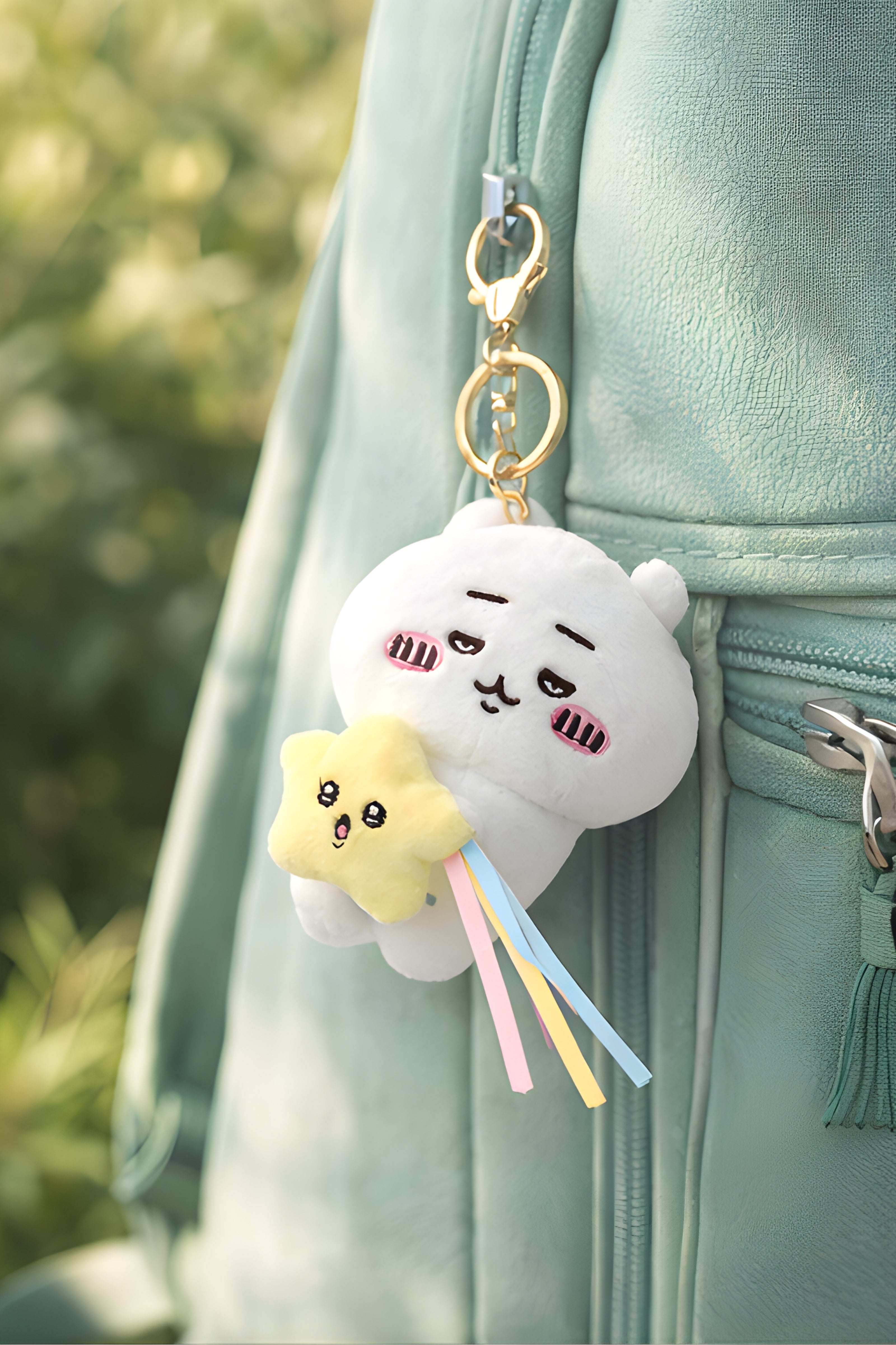 White Bunny Star Plush
