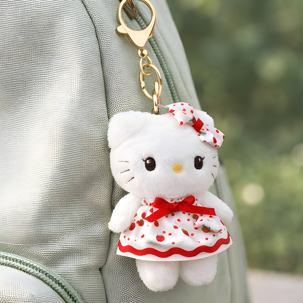 Strawberry Dress Kitty Plush