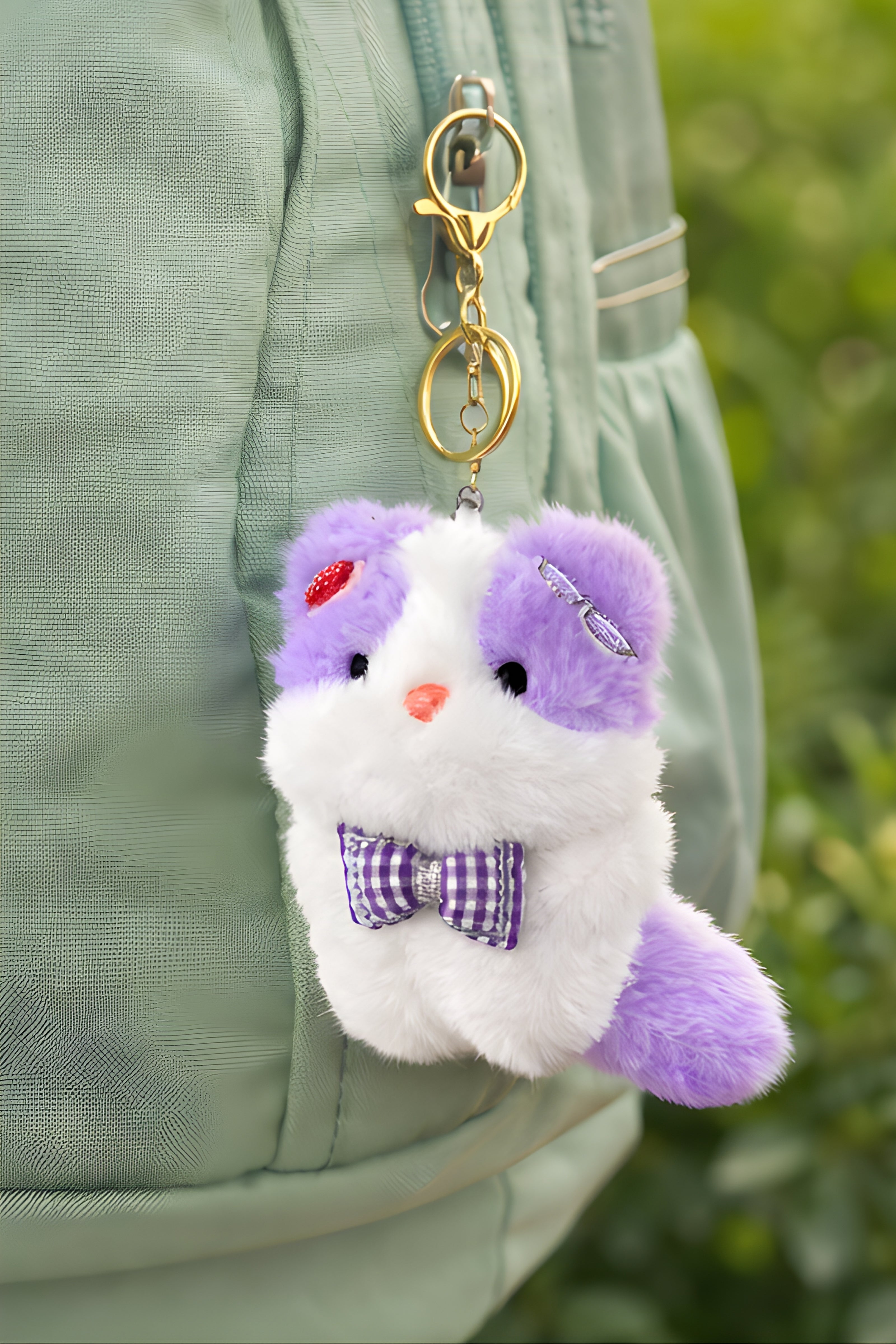 Tiny Purple Snuggle Puff
