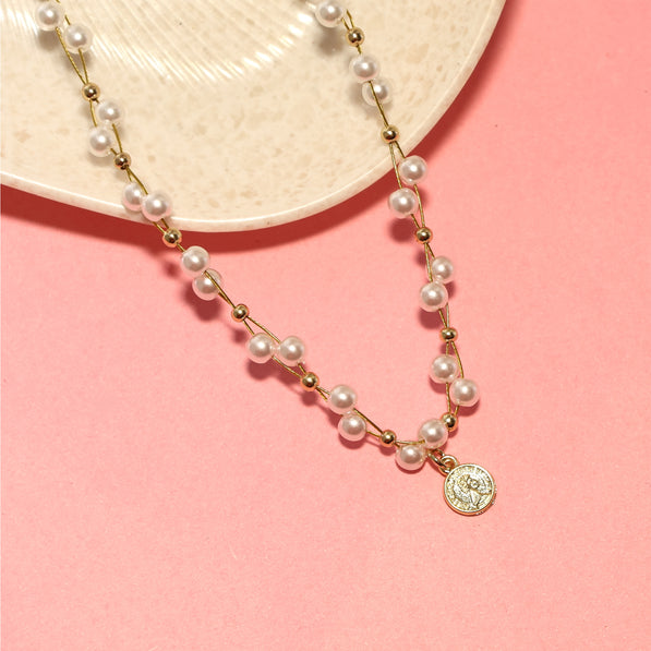 Perle Flottante Necklace