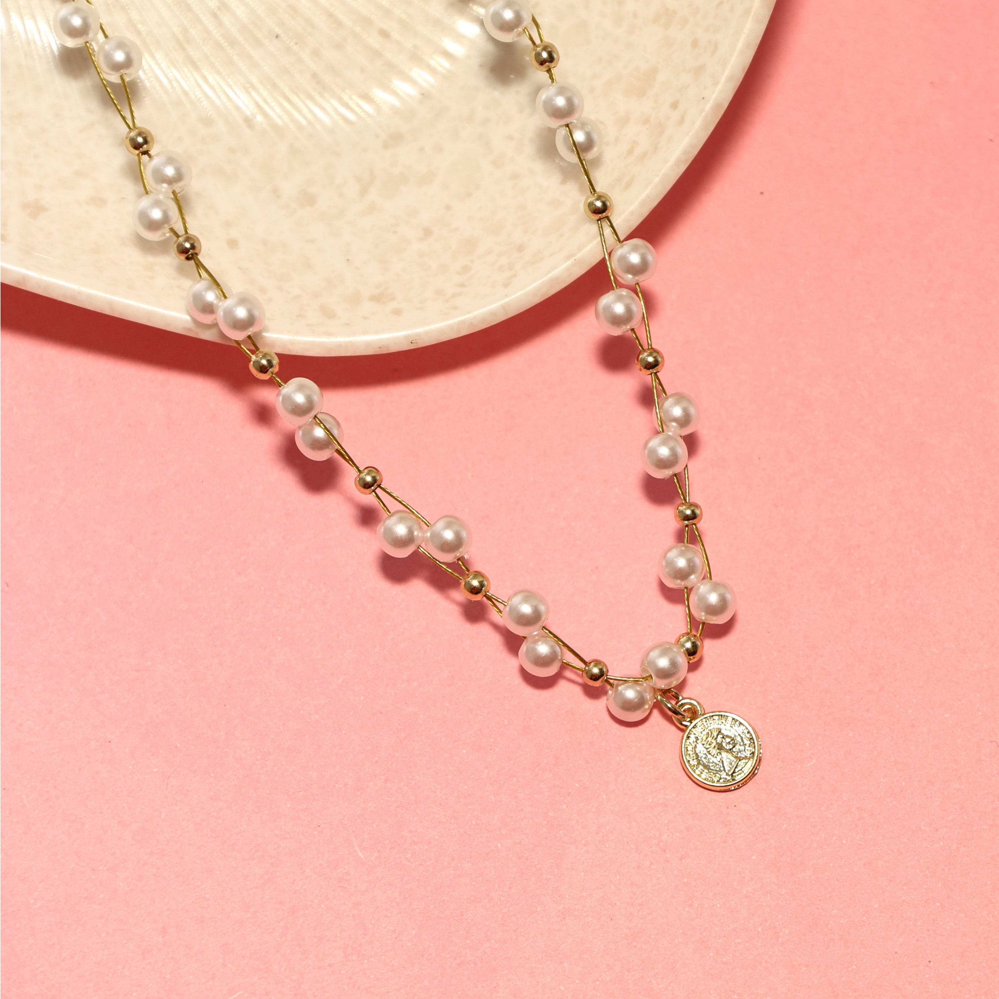 Perle Flottante Necklace