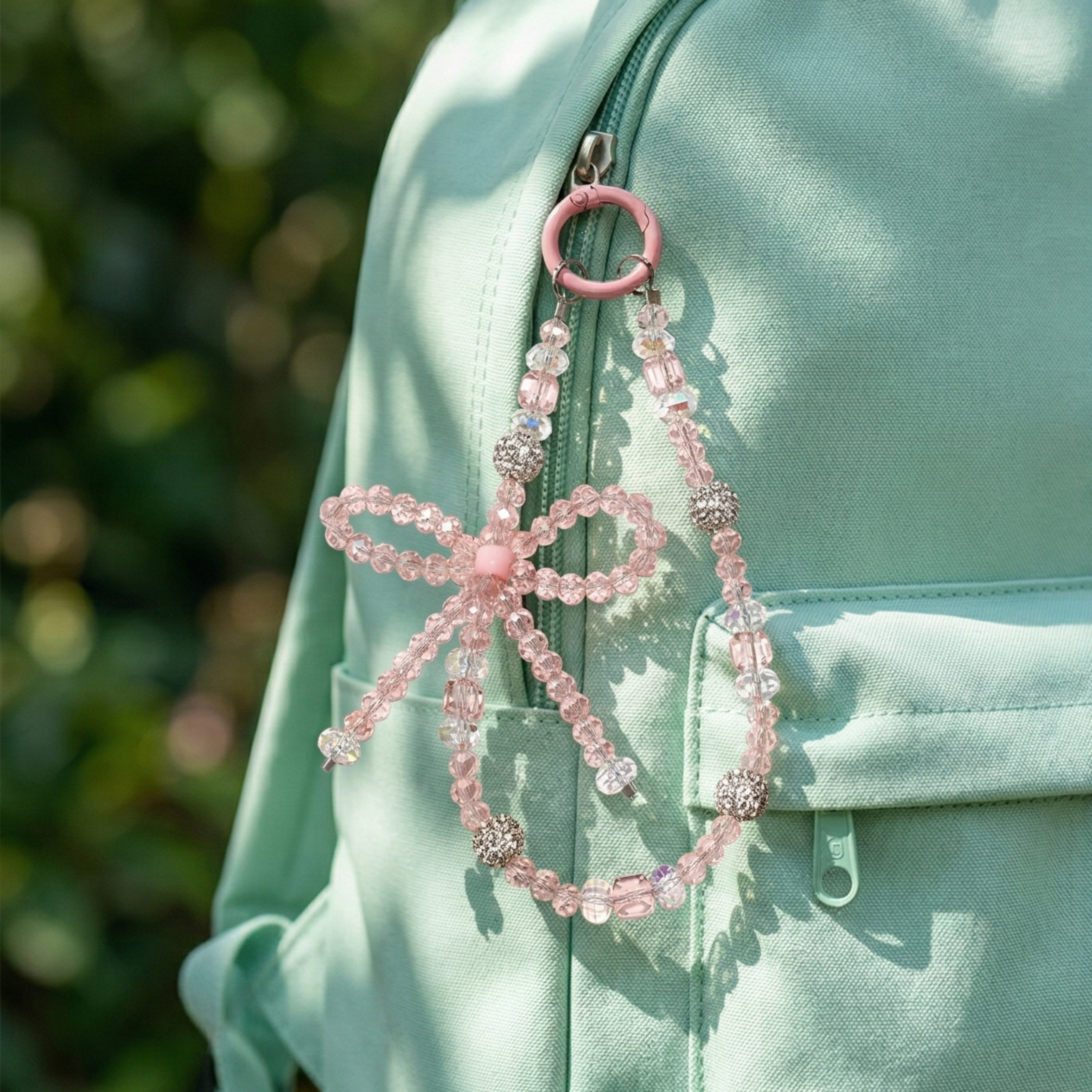 Rose Bow Couture Charm