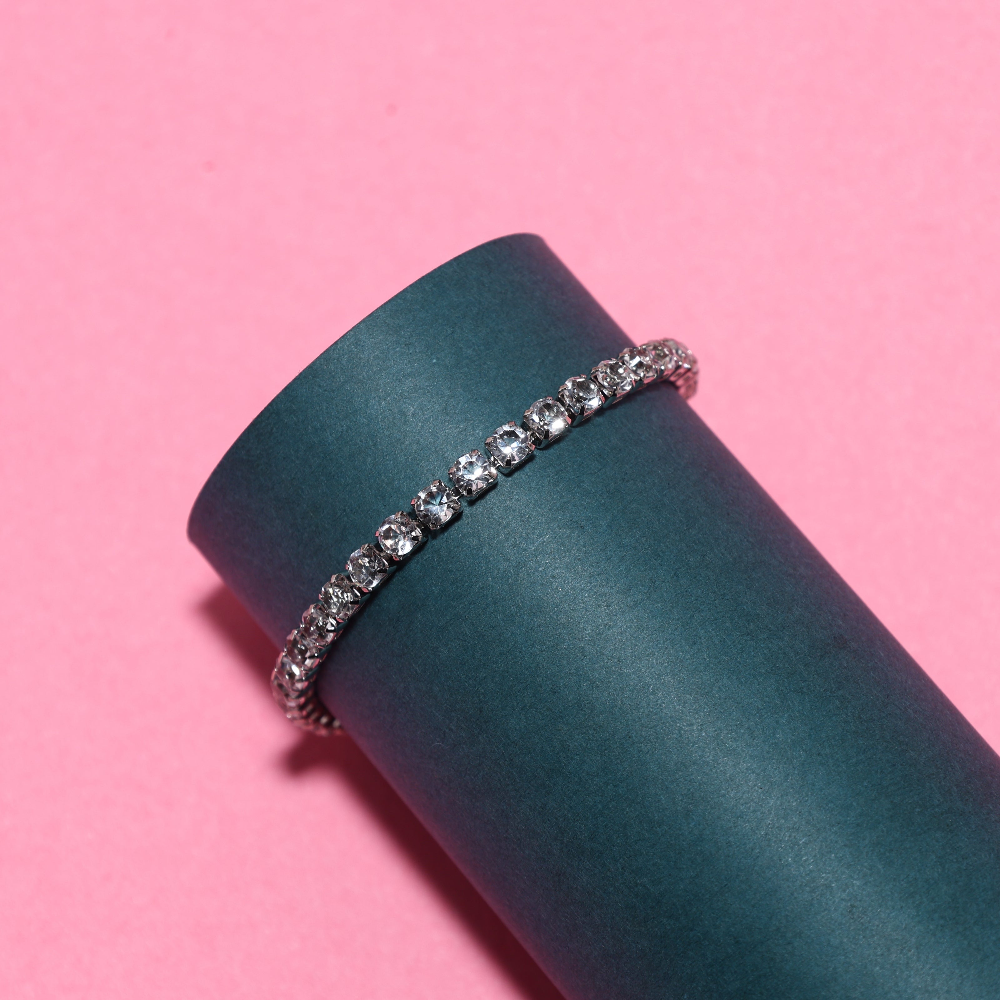 Adjustable Cubic Stone Bracelet