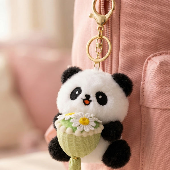 Daisy Pot Panda Plush