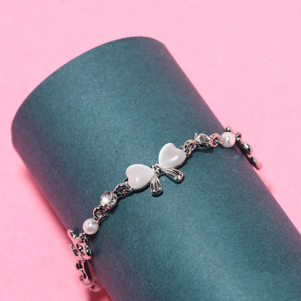 Bow Link Chain Bracelet