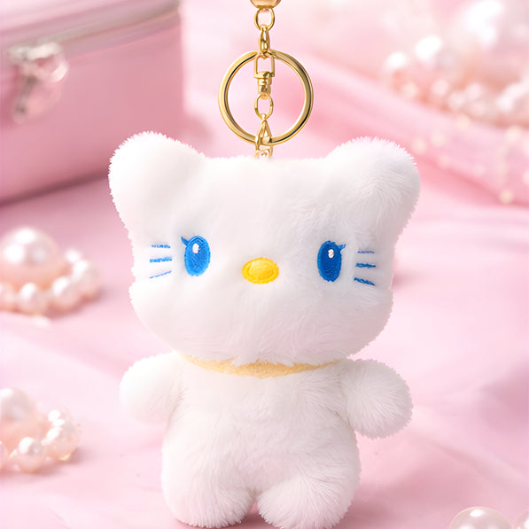 Peach Collar Fluffy Kitty