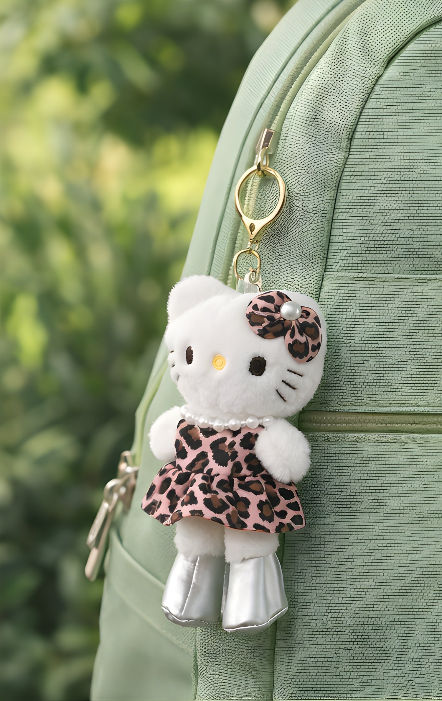 White Leopard Kitty Plush