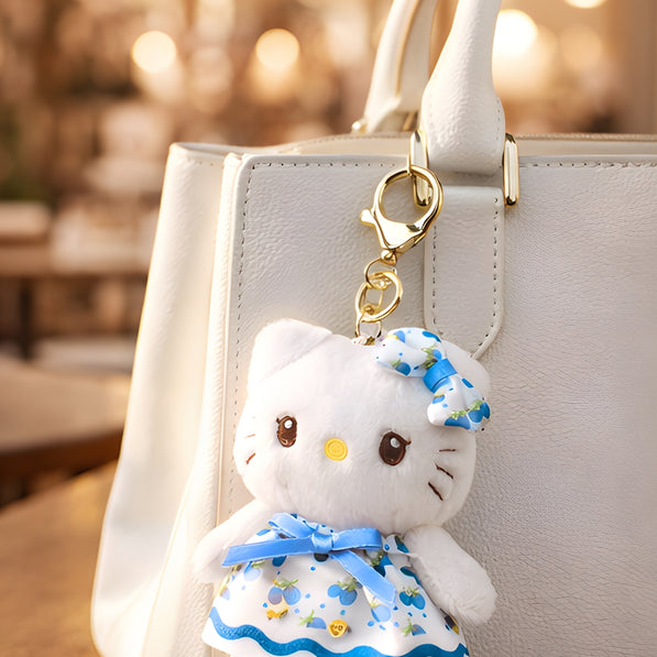 Blueberry Dress Kitty Plush
