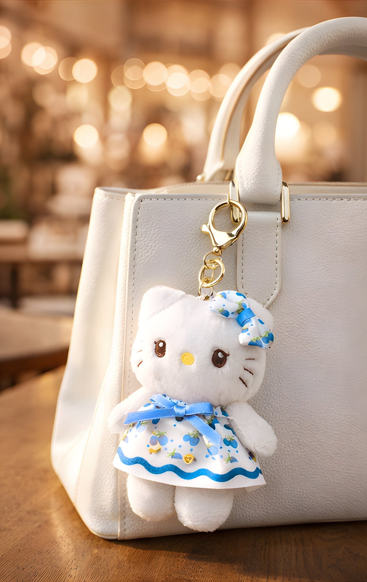 Blueberry Dress Kitty Plush