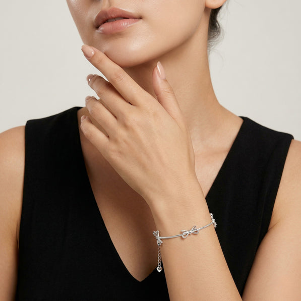 Mini Bow Chain Bracelet