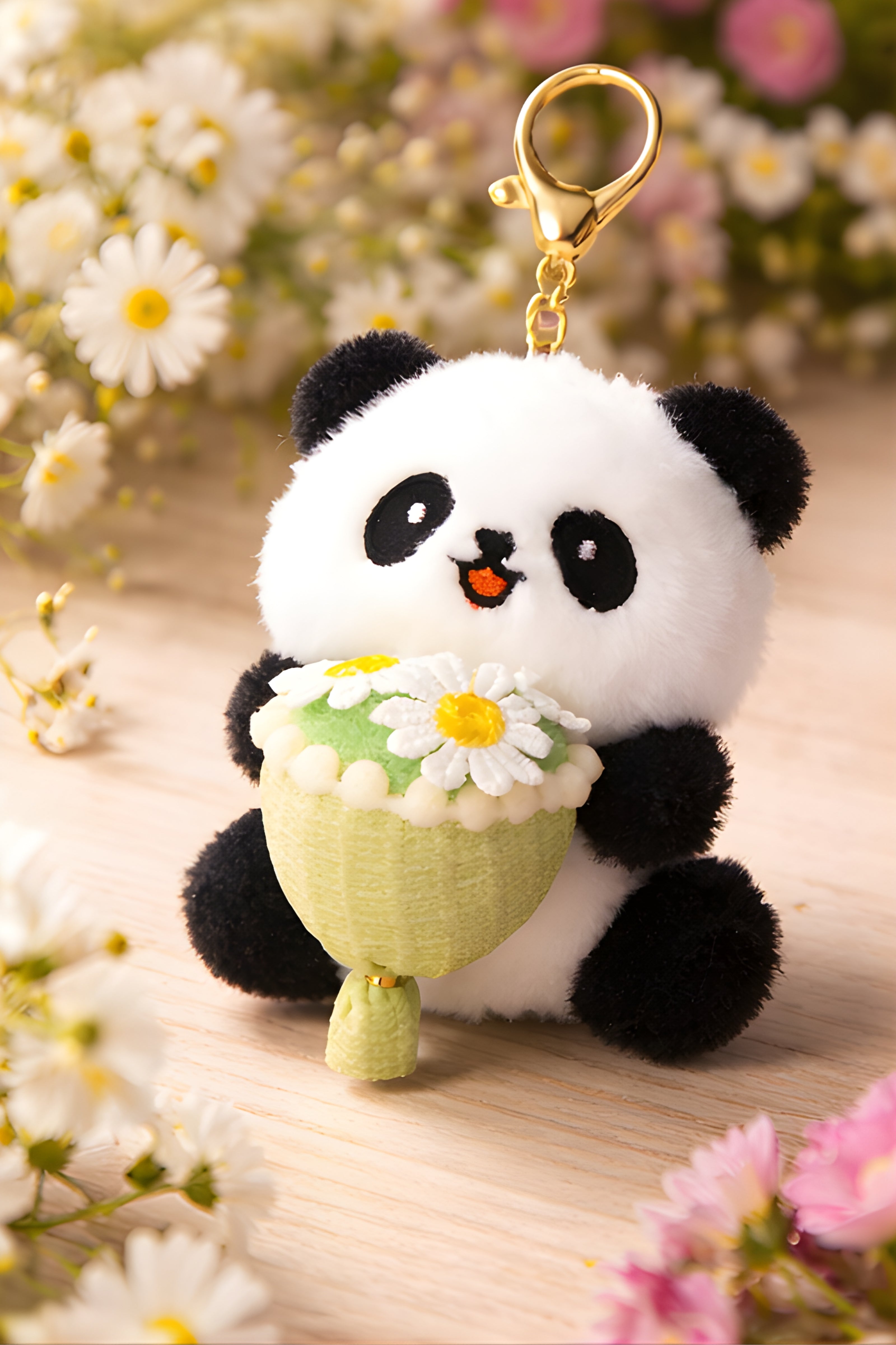 Daisy Pot Panda Plush