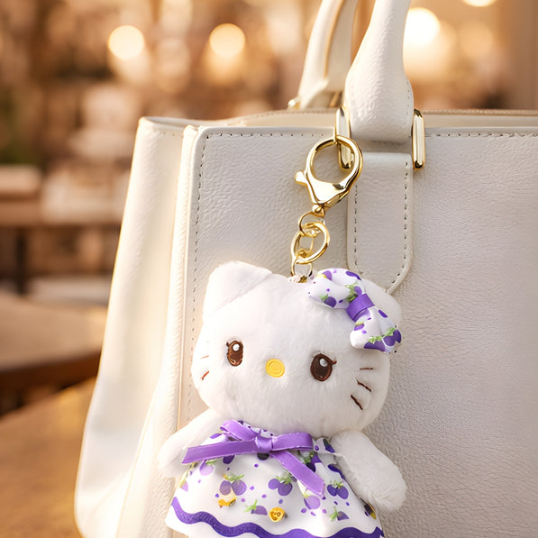 Grape Dress Kitty Plush
