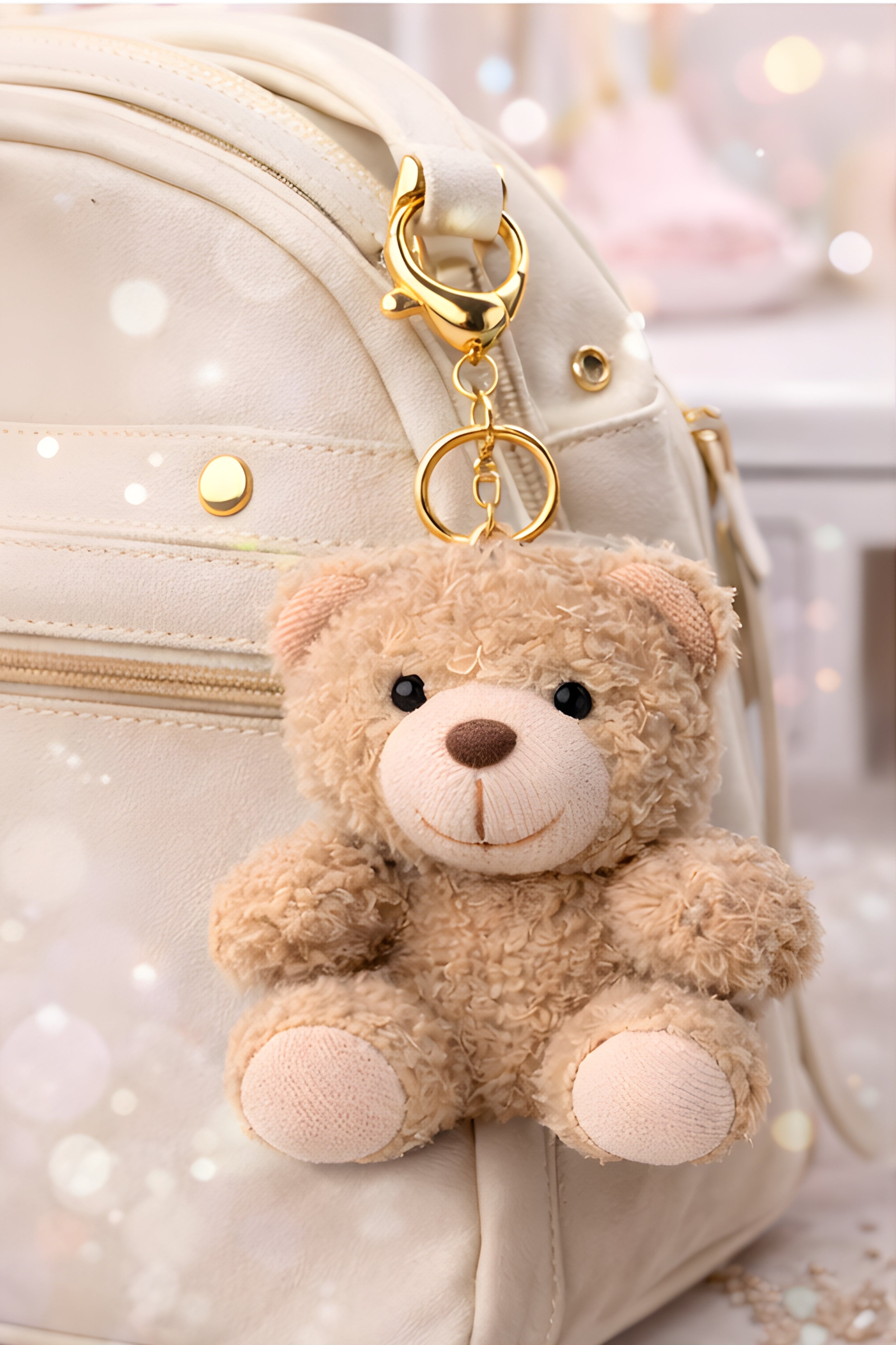 Light Brown Shaggy Teddy Plush