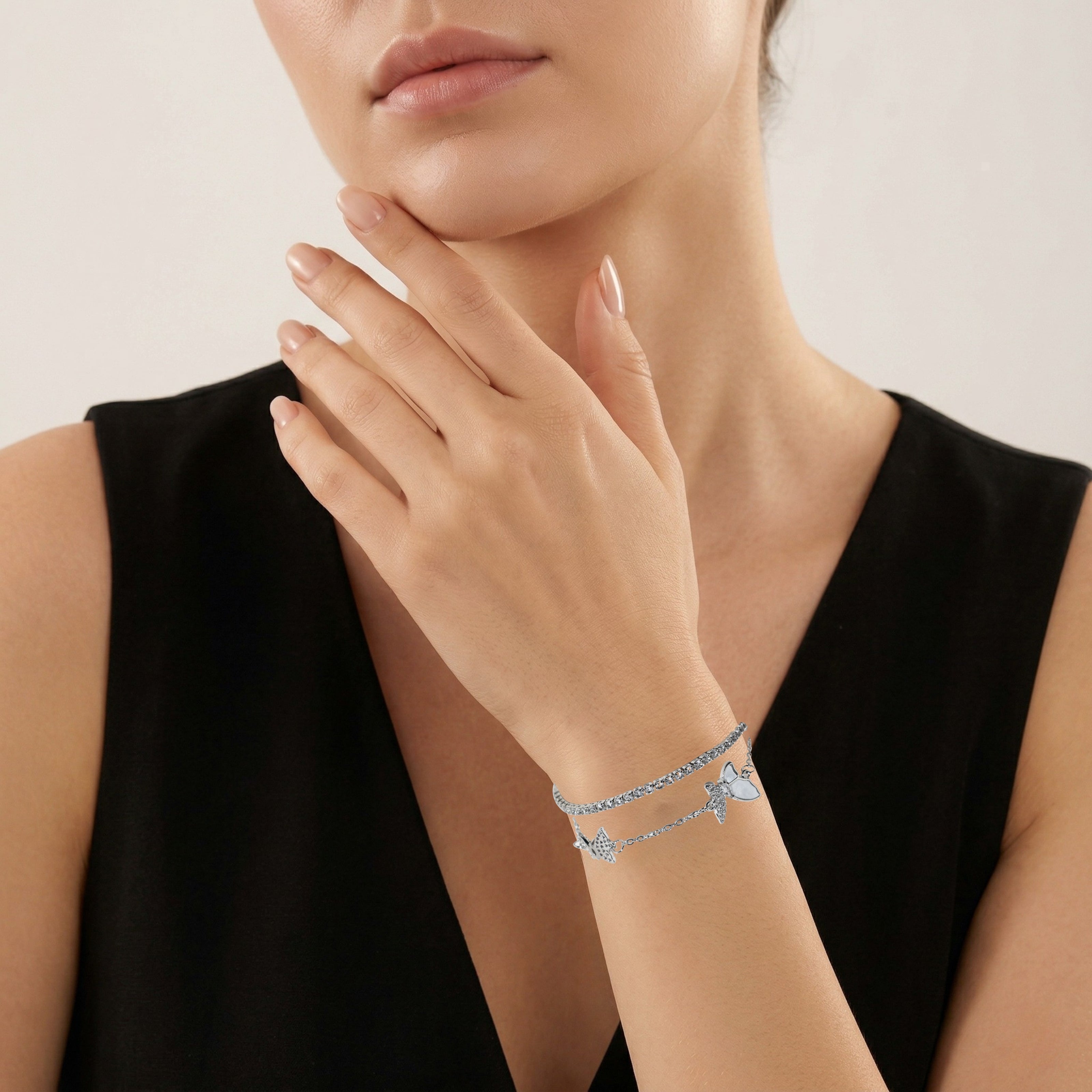 Pavé Butterfly Bracelet