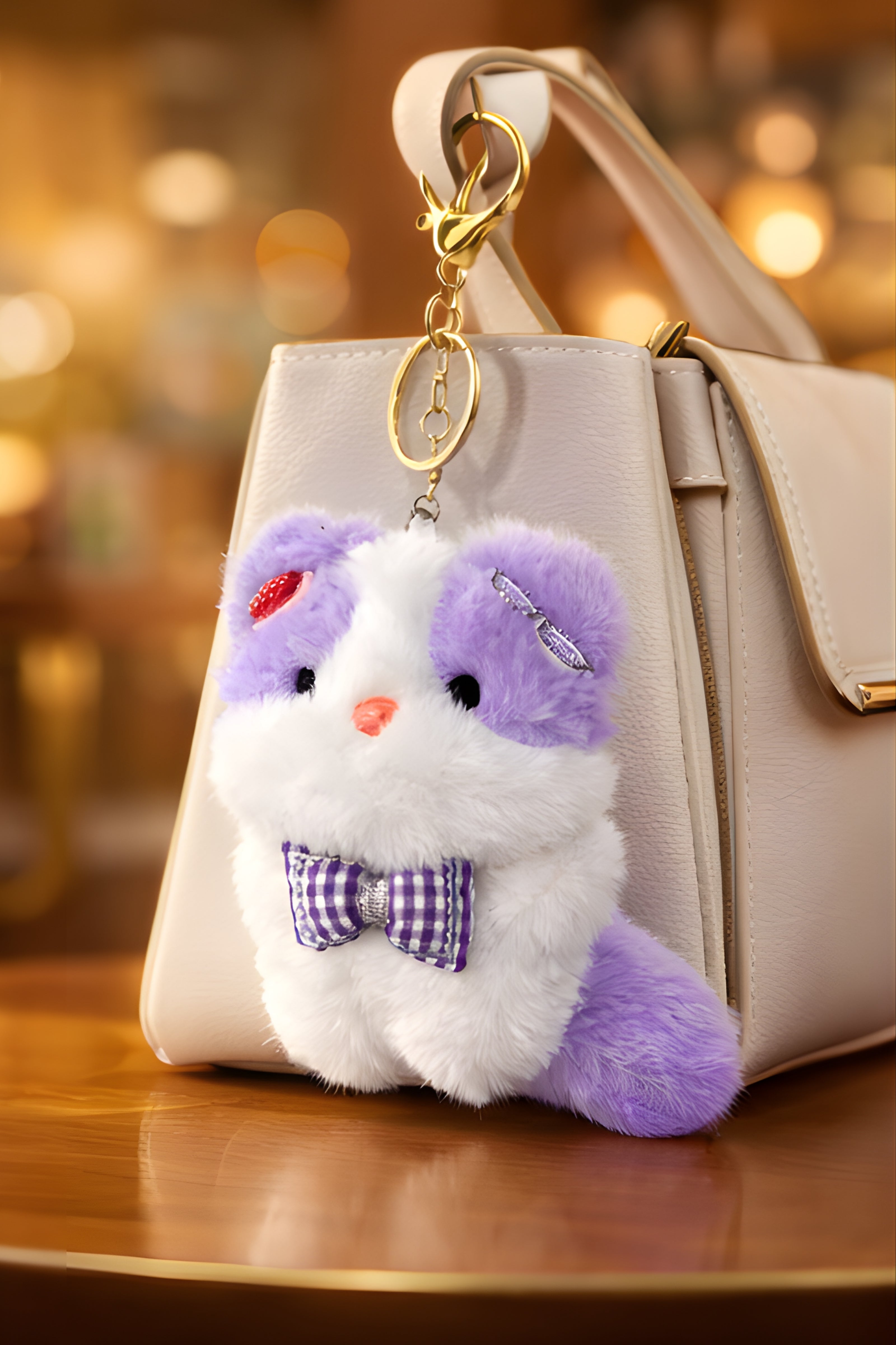 Tiny Purple Snuggle Puff
