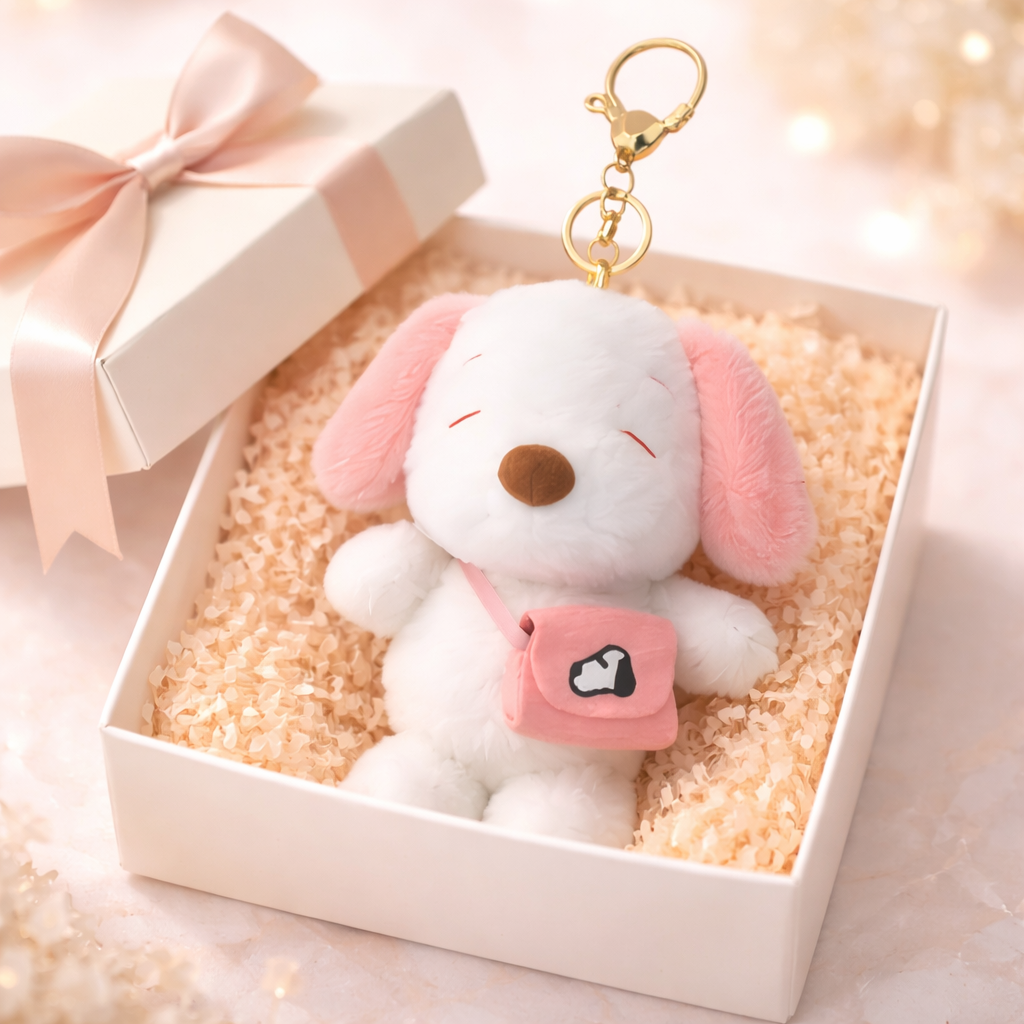 Pink Bag Puppy Plush