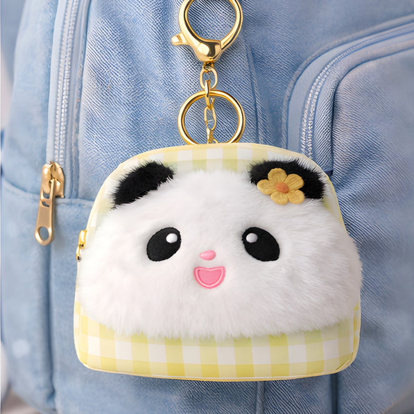 Yellow Panda Bag Charm
