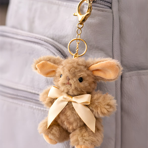 Fluffy Latte Bunny Charm