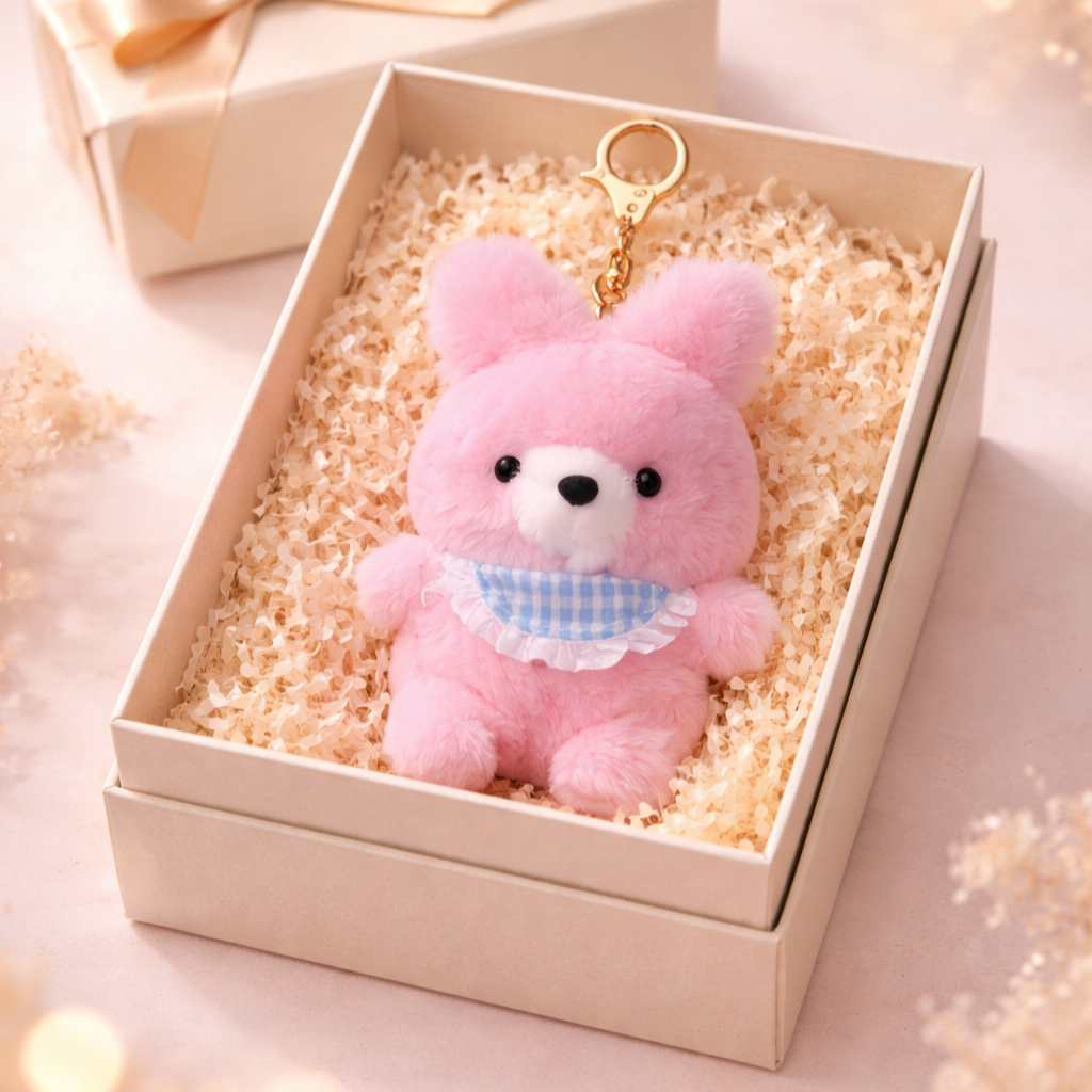 Baby Furry Bunny Plush
