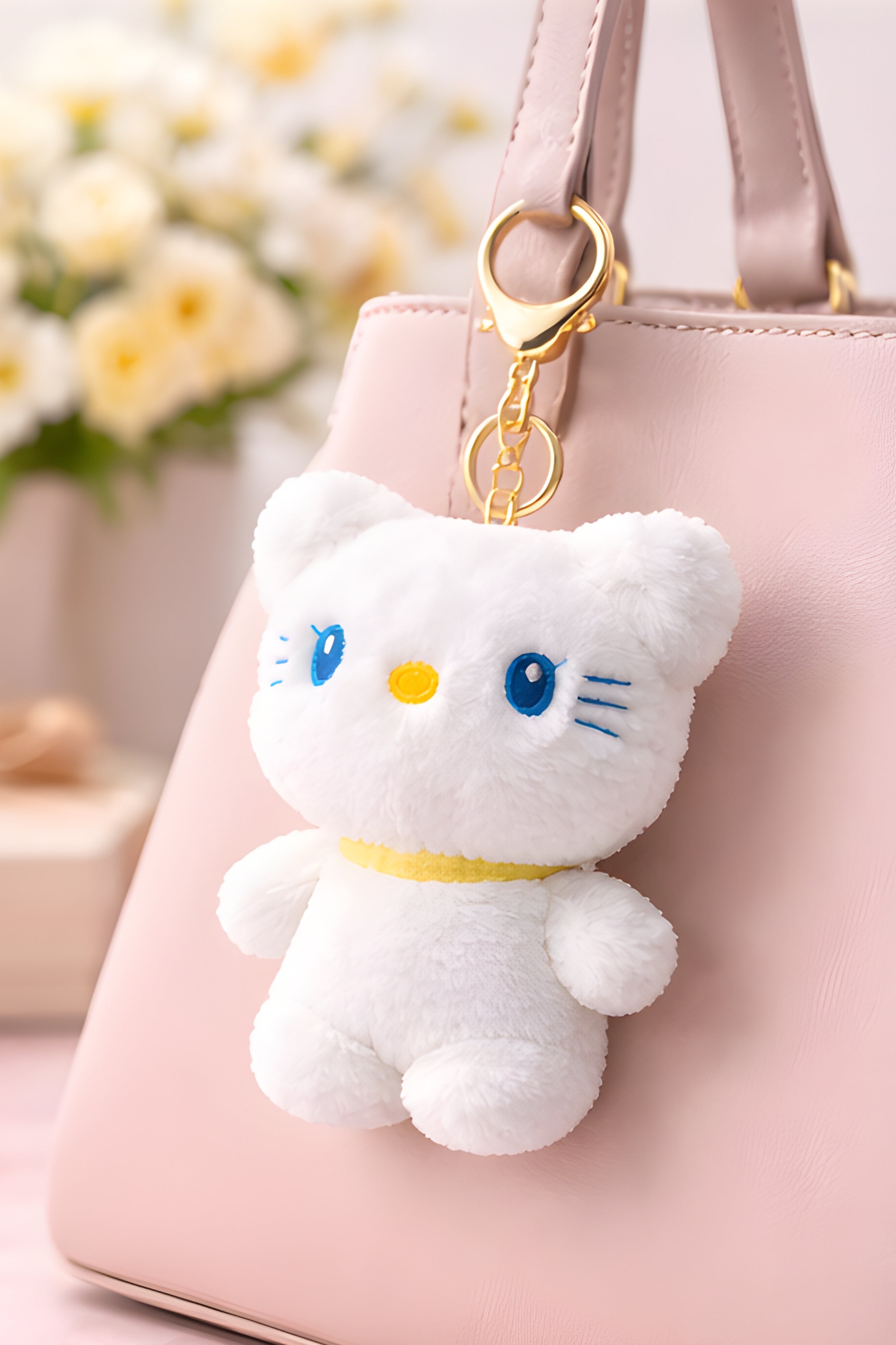 Yellow Collar Fluffy Kitty
