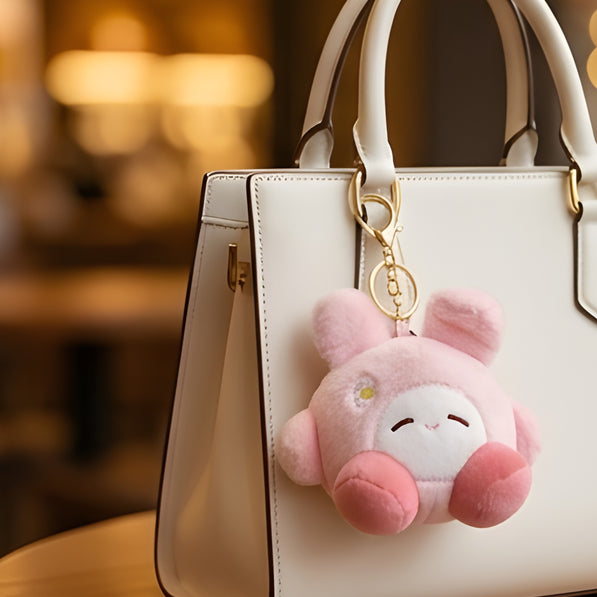 Kawaii Pink Plush Charm