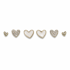 Classique Heart Stud Set