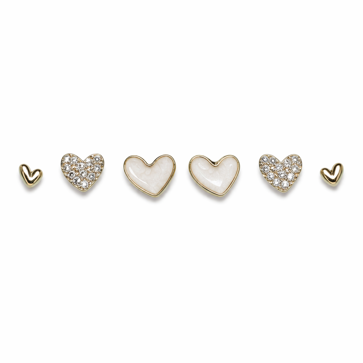 Classique Heart Stud Set